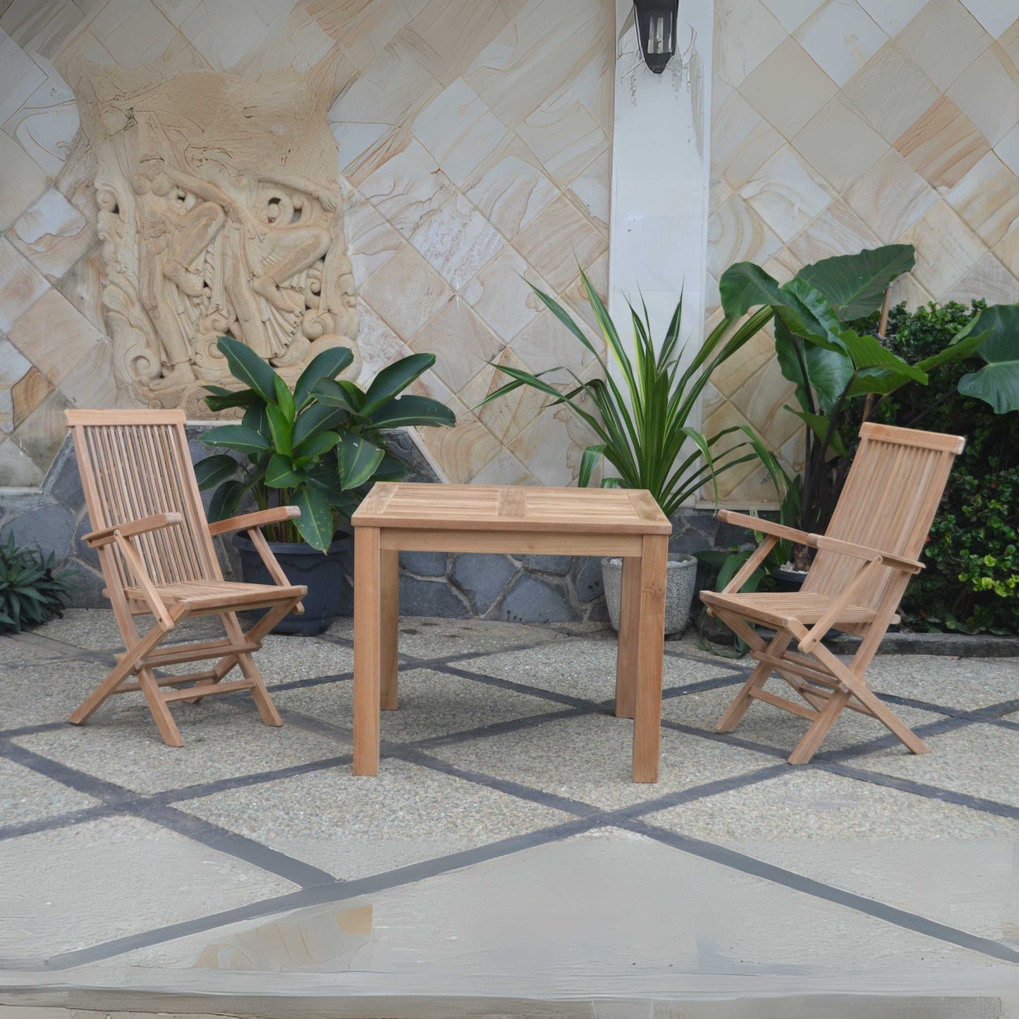 Anderson Teak Bahama Classic 3-Piece Bistro Table Set — product image 1 of 4