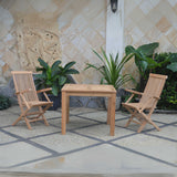 Anderson Teak Bahama Classic 3-Piece Bistro Table Set
