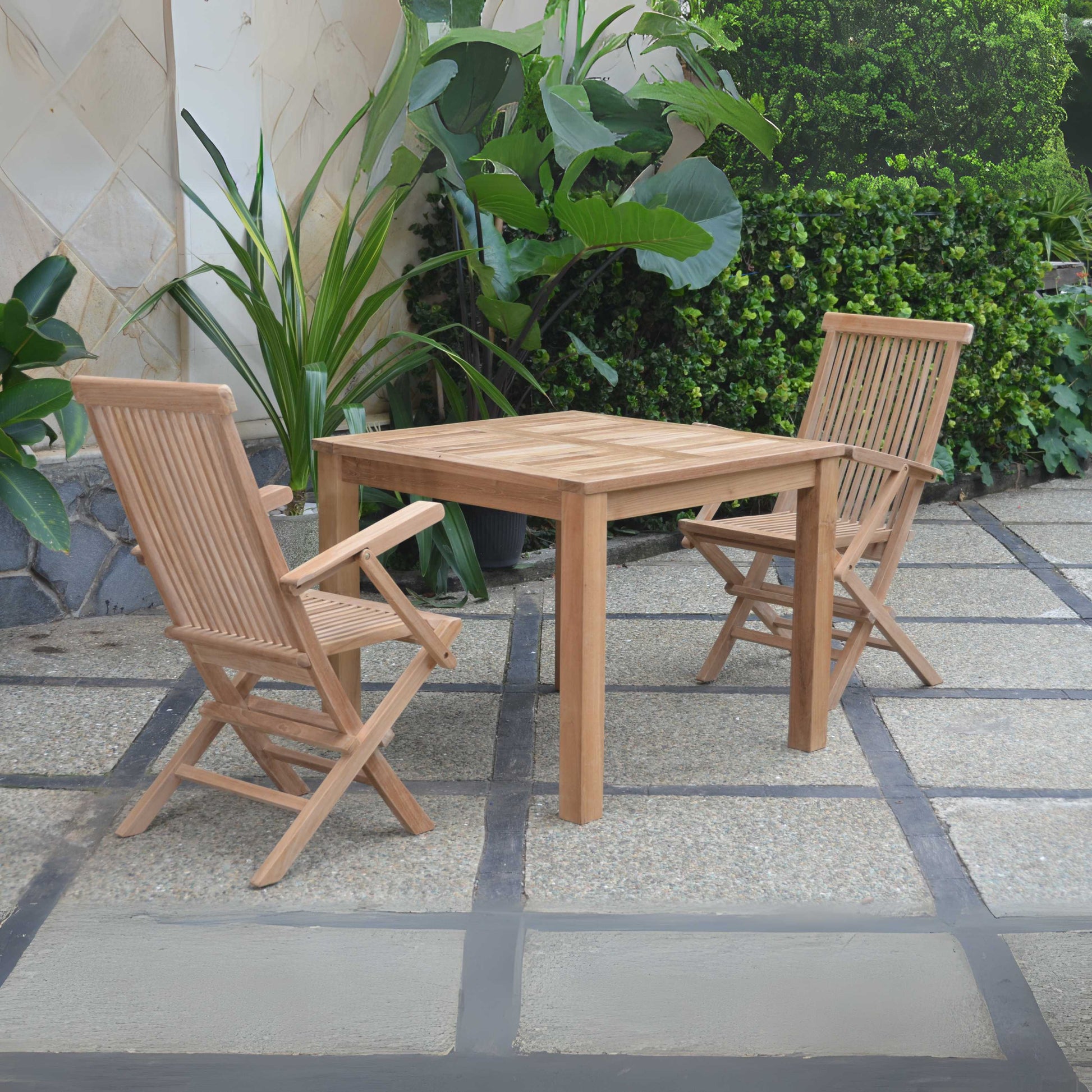 Anderson Teak Bahama Classic 3-Piece Bistro Table Set — product image 3 of 4
