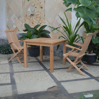 Anderson Teak Bahama Classic 3-Piece Bistro Table Set — product image 4 of 4