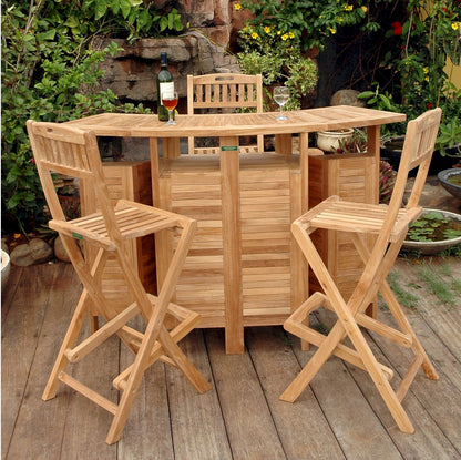 Anderson Teak Altavista 4-Piece Folding Bar Set — product image 1 of 2