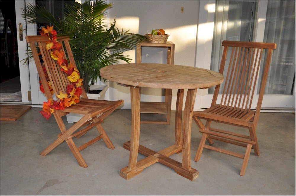 Anderson Teak Descanso Bristol 3-Piece Dining Set — product image 3 of 10