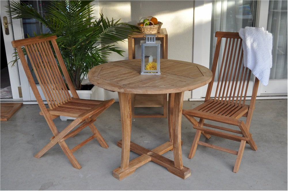 Anderson Teak Descanso Bristol 3-Piece Dining Set — product image 4 of 10