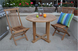 Anderson Teak Montage Bristol 3-Piece Dining Set