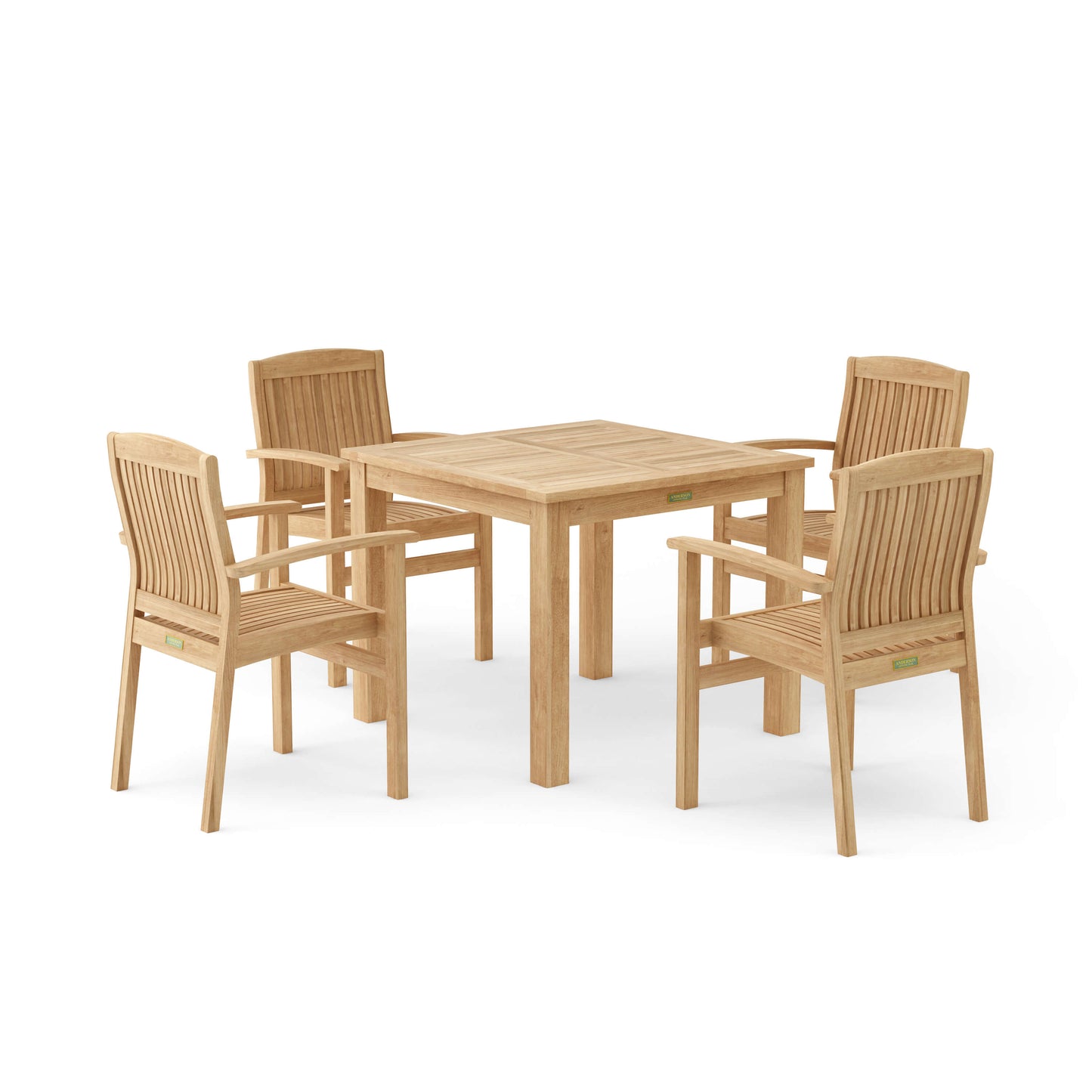 Anderson Teak Bahama Sahara 5-Piece Bistro Table Set — SET-21 — product image 2 of 9