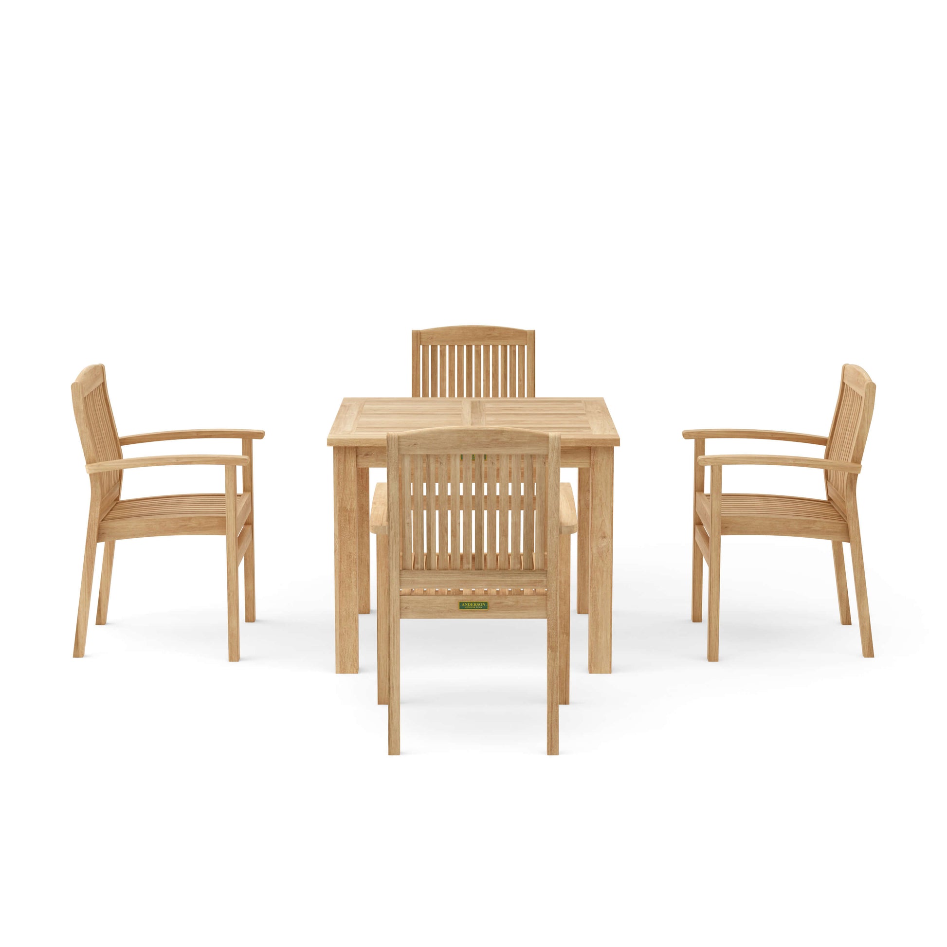 Anderson Teak Bahama Sahara 5-Piece Bistro Table Set — SET-21 — product image 3 of 9