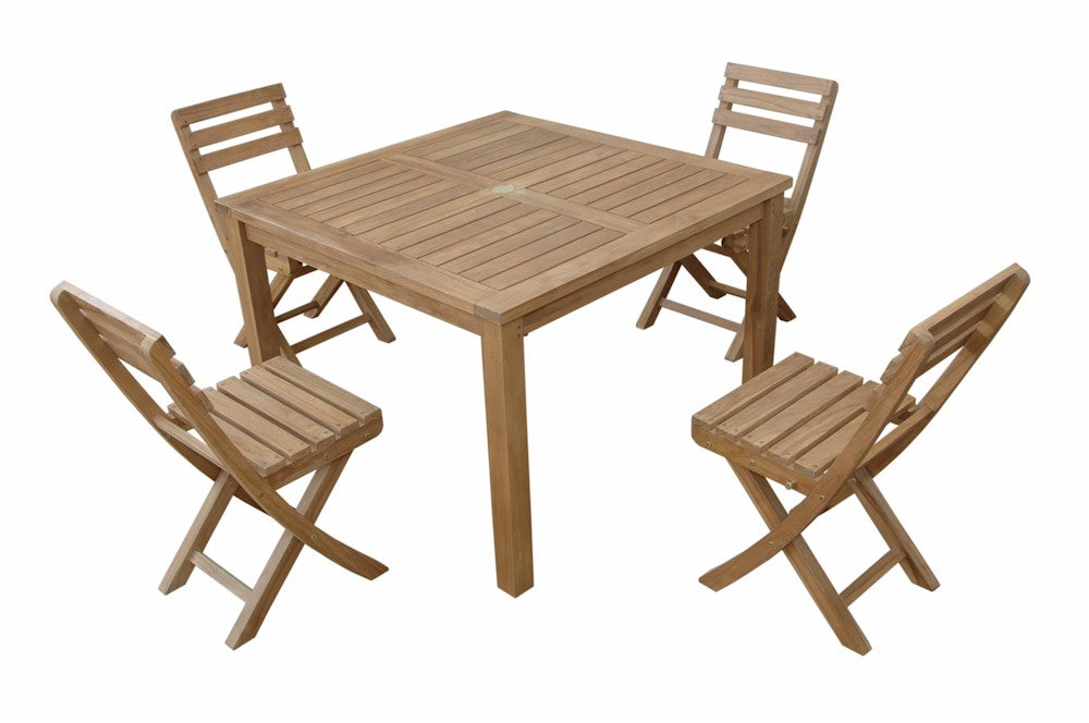 Anderson Teak Montage Alabama 5-Piece Teak Dining Set — product image 1 of 7