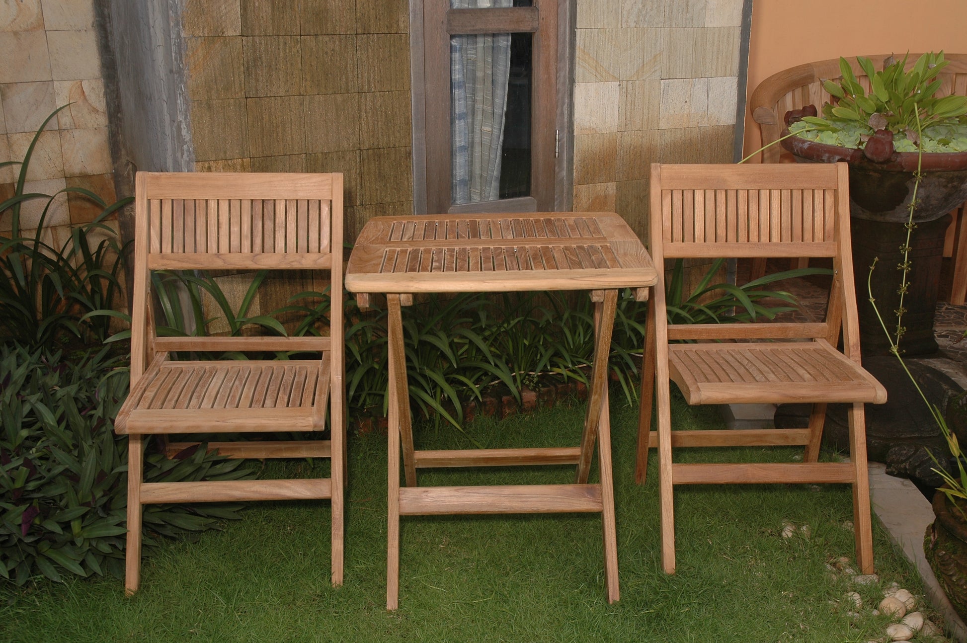 Anderson Teak Windsor 3-Piece Square Bistro Set — product image 1 of 11