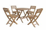 Anderson Teak Chester Alabama 5-Piece Teak Bistro Set