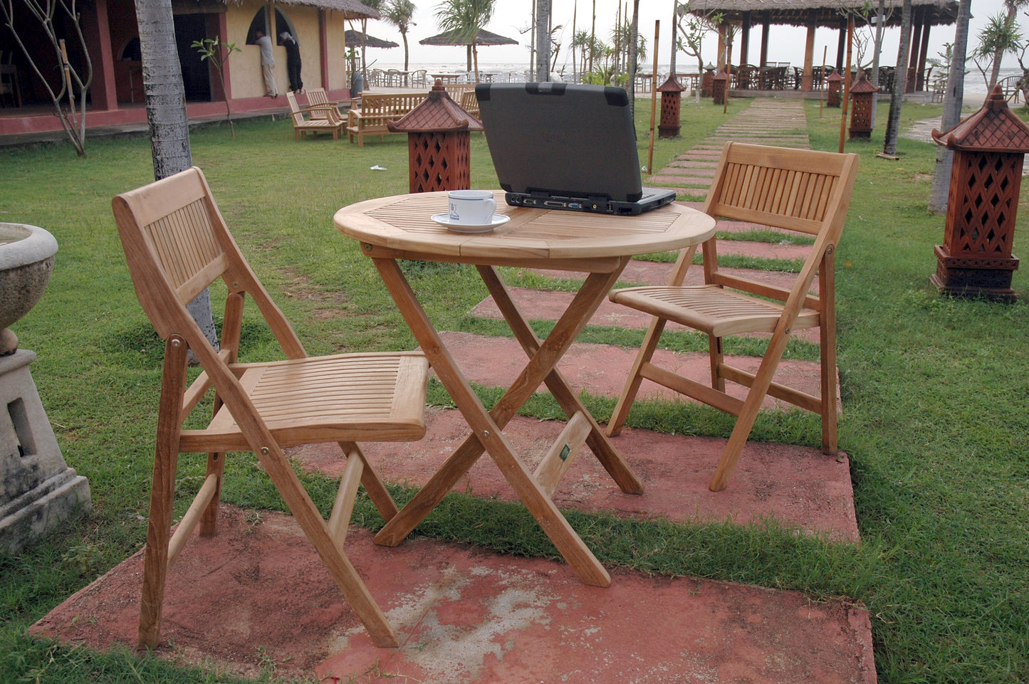 Anderson Teak Windsor 3-Piece Round Bistro Set — product image 1 of 11