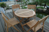Anderson Teak Windsor 5-Piece Round Bistro Set