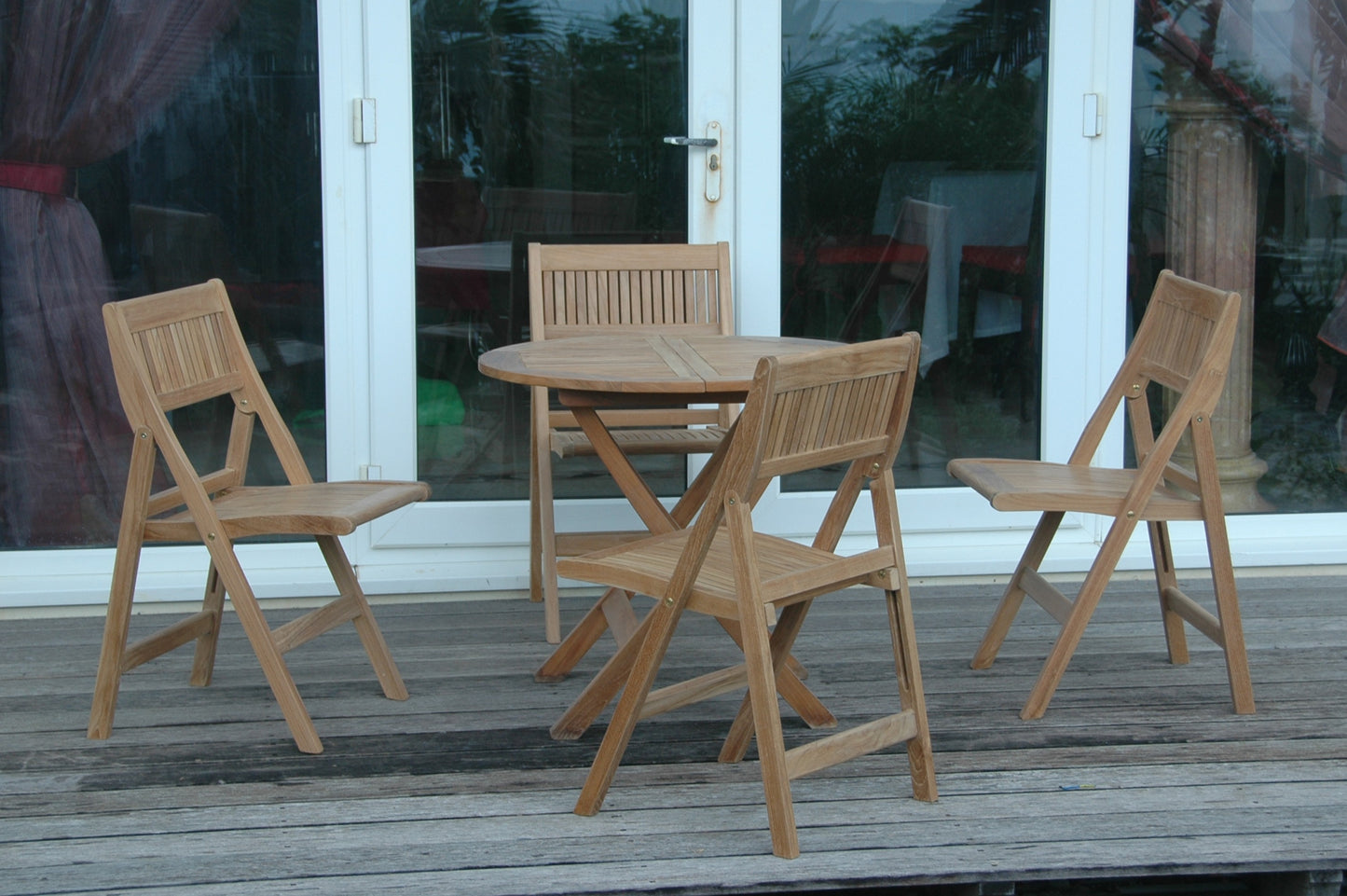 Anderson Teak Windsor 5-Piece Round Bistro Set — product image 2 of 12