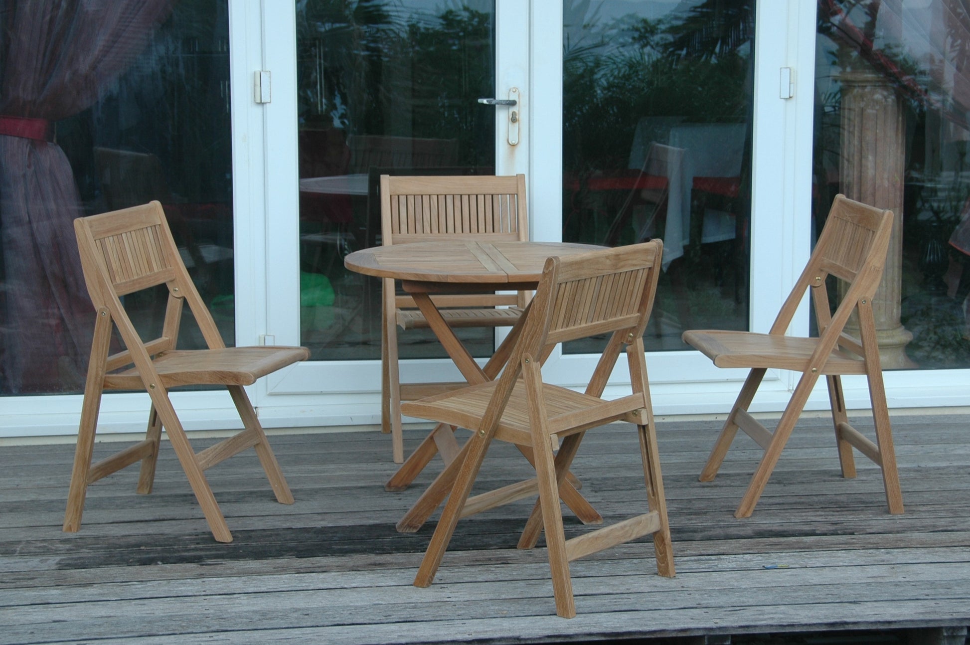 Anderson Teak Windsor 5-Piece Round Bistro Set — product image 2 of 12
