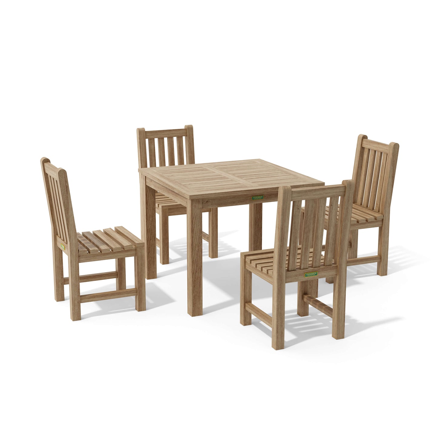 Anderson Teak Bahama Classic 5-Piece Teak Dining Set — product image 5 of 11