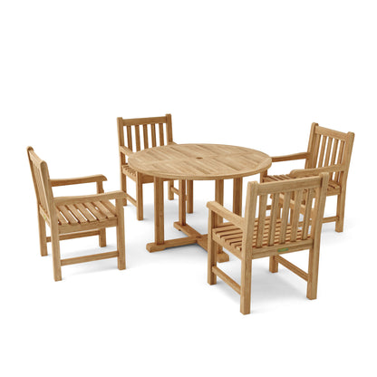 Anderson Teak Tosca Classic Armchair 5-Piece Dining Set — product image 2 of 14