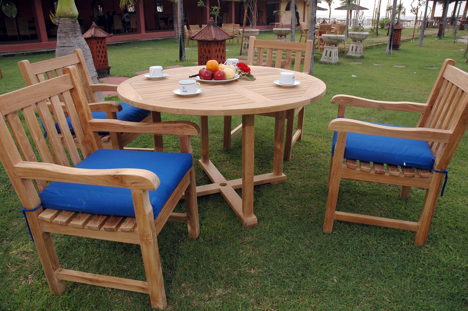 Anderson Teak Tosca Classic Armchair 5-Piece Dining Set — product image 6 of 14