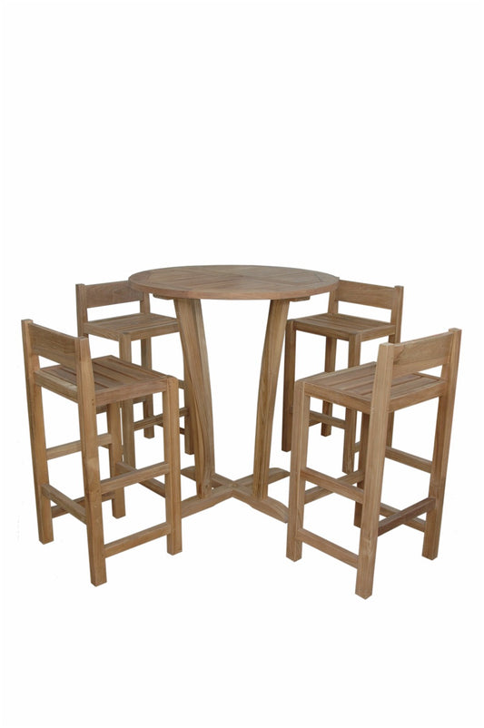 Anderson Teak Descanso Sedona 5-Piece Bar Table Set — product image 1 of 12