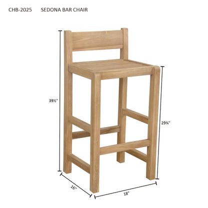 Anderson Teak Descanso Sedona 5-Piece Bar Table Set — product image 12 of 12