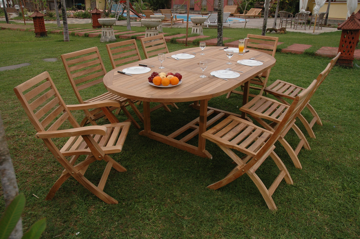 Anderson Teak Bahama Andrew 9-Piece Teak Dining Set — product image 2 of 10