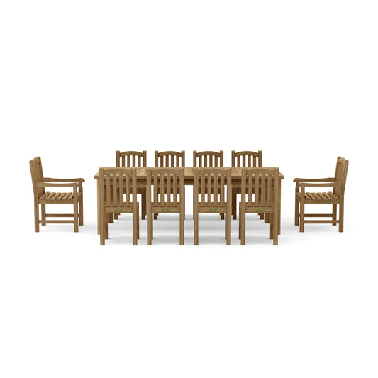 Anderson Teak Chelsea 11-Piece Rectangular Dining Table Set — product image 2 of 18