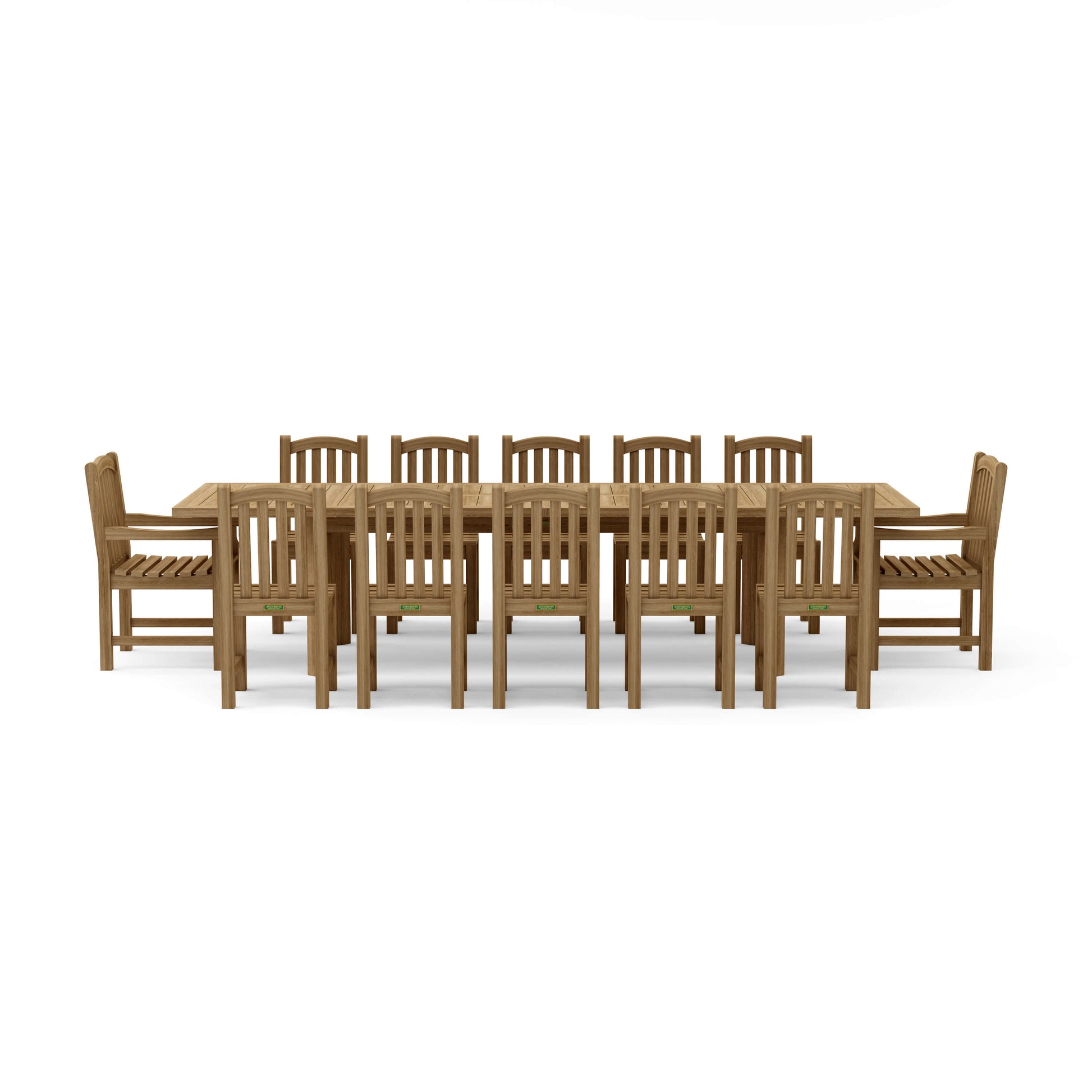 Anderson Teak Chelsea 13-Piece Rectangular Double Extension Table Set — product image 4 of 17