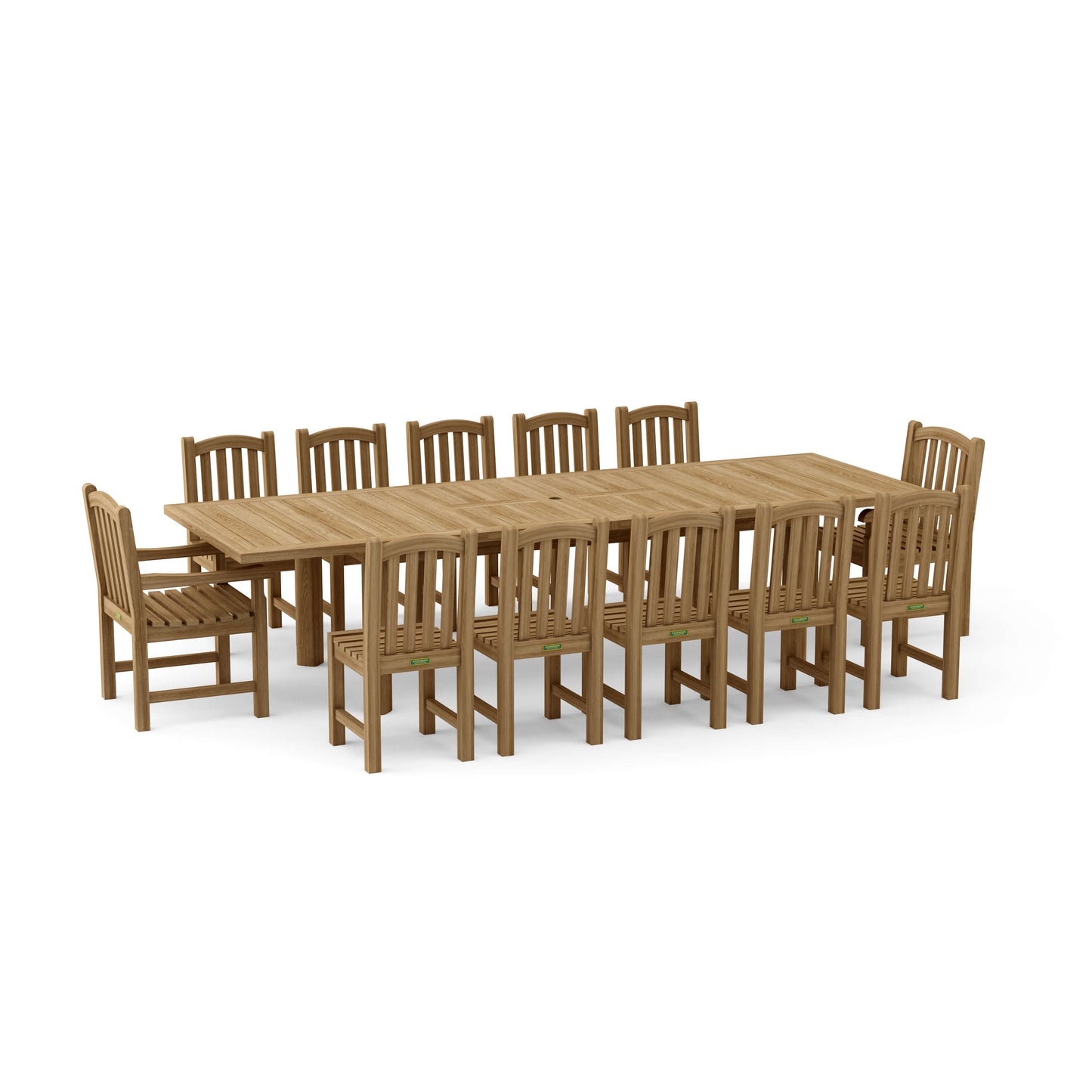 Anderson Teak Chelsea 13-Piece Rectangular Double Extension Table Set — product image 5 of 17