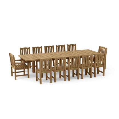 Anderson Teak Chelsea 13-Piece Rectangular Double Extension Table Set — product image 5 of 17