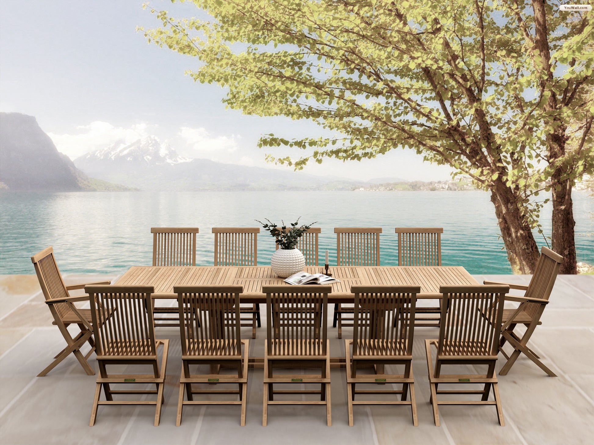 Anderson Teak Valencia Classic 13-Piece Dining Set — product image 1 of 11