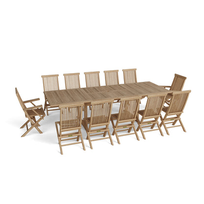 Anderson Teak Valencia Classic 13-Piece Dining Set — product image 2 of 11