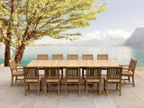 Anderson Teak Valencia Rialto 13-Piece Extension Dining Set
