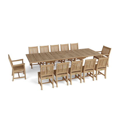 Anderson Teak Valencia Rialto 13-Piece Extension Dining Set — product image 2 of 13