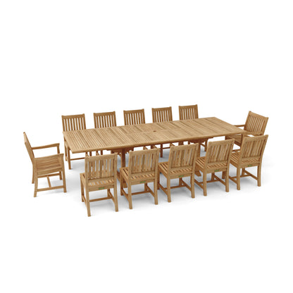 Anderson Teak Valencia Rialto 13-Piece Extension Dining Set — product image 3 of 13