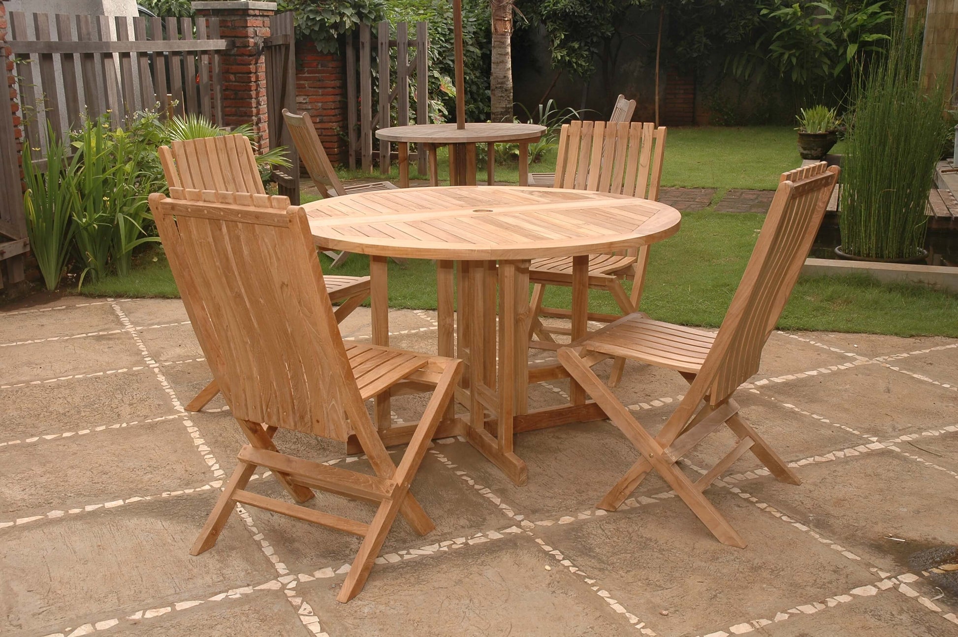 Anderson Teak Butterfly Comfort 5-Piece Teak Dining Set — product image 1 of 12