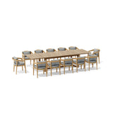 Anderson Teak Toscana 13-Piece Extension Table Set