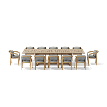 Anderson Teak Toscana 13-Piece Extension Table Set — product image 5 of 14