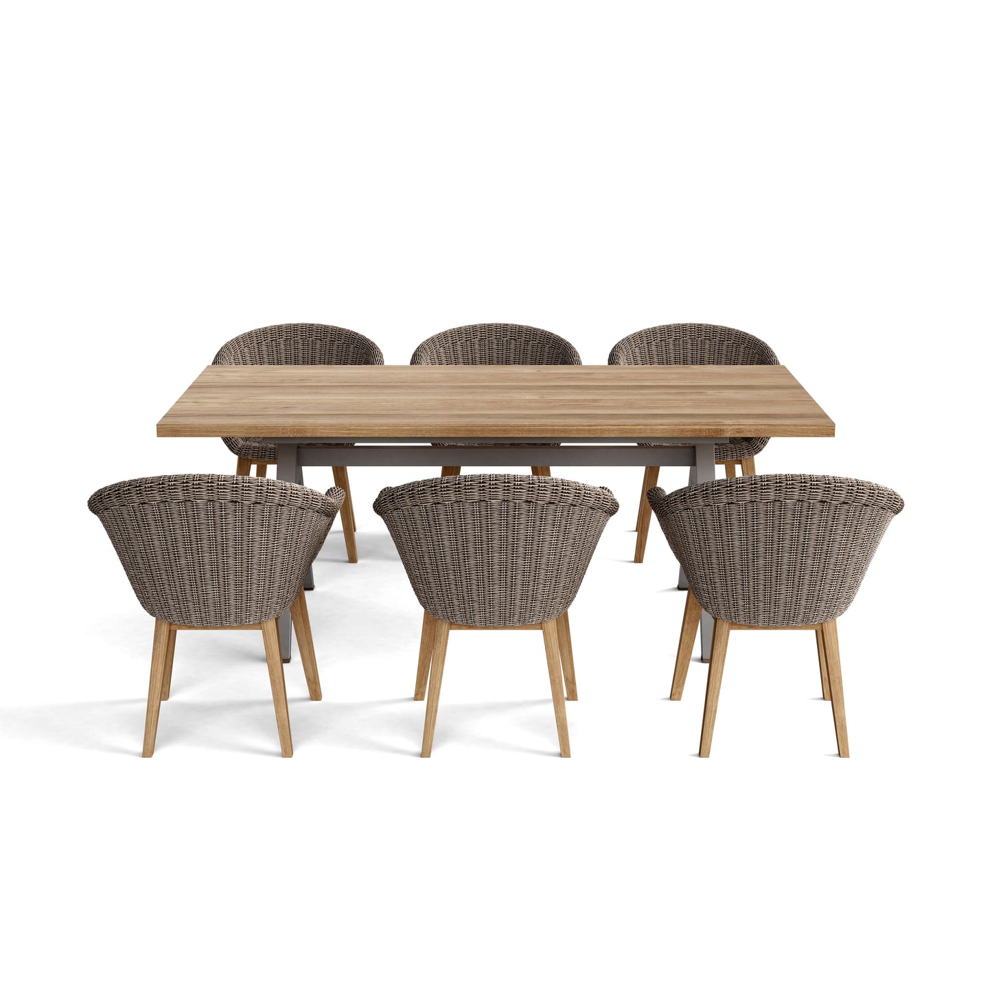 Anderson Teak Alura Padua 7-Piece Dining Set with Teak and Aluminum — product image 1 of 7