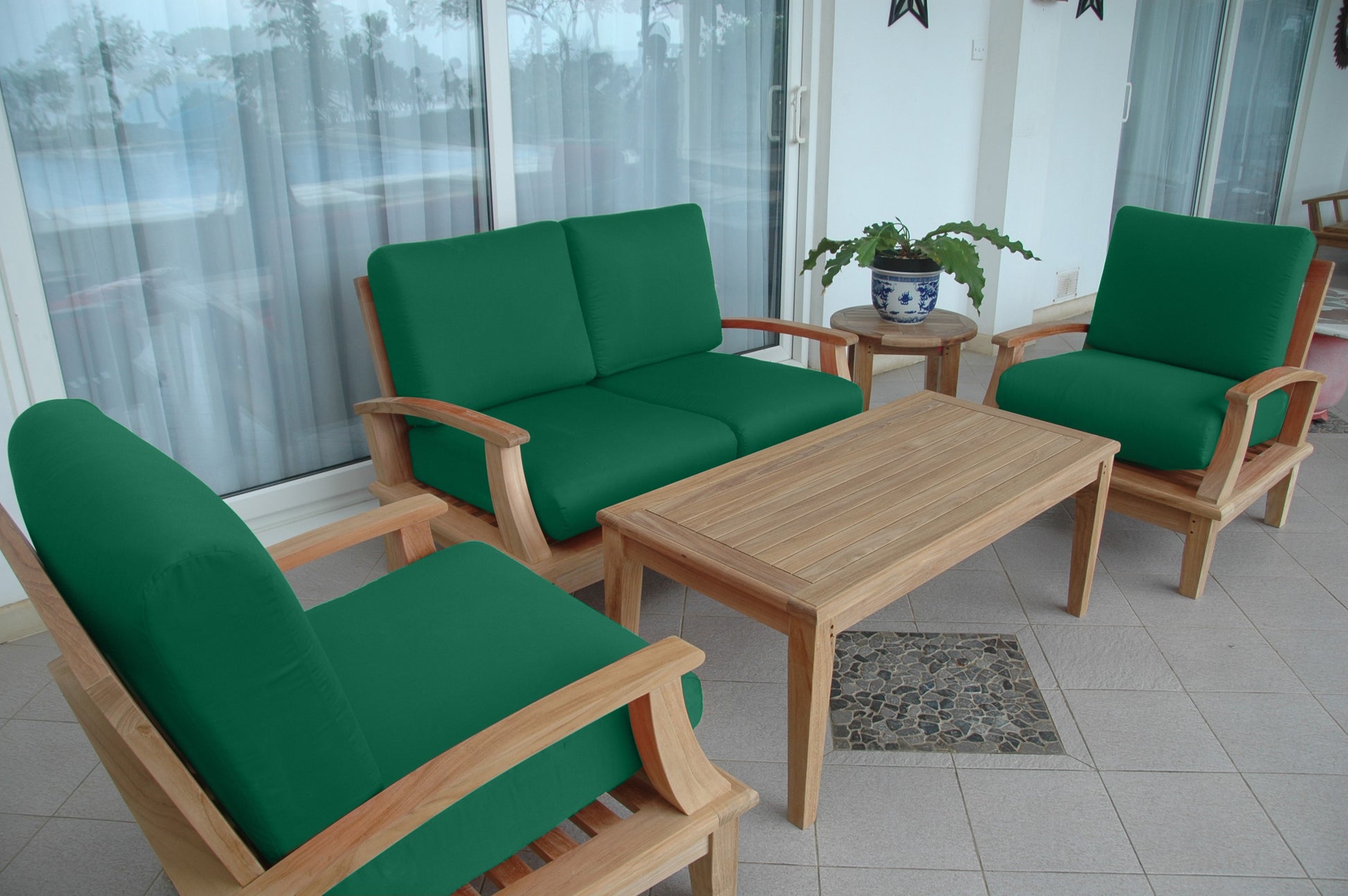 Anderson Teak Brianna 5-Piece Deep Seating Loveseat Set — product image 3 of 12