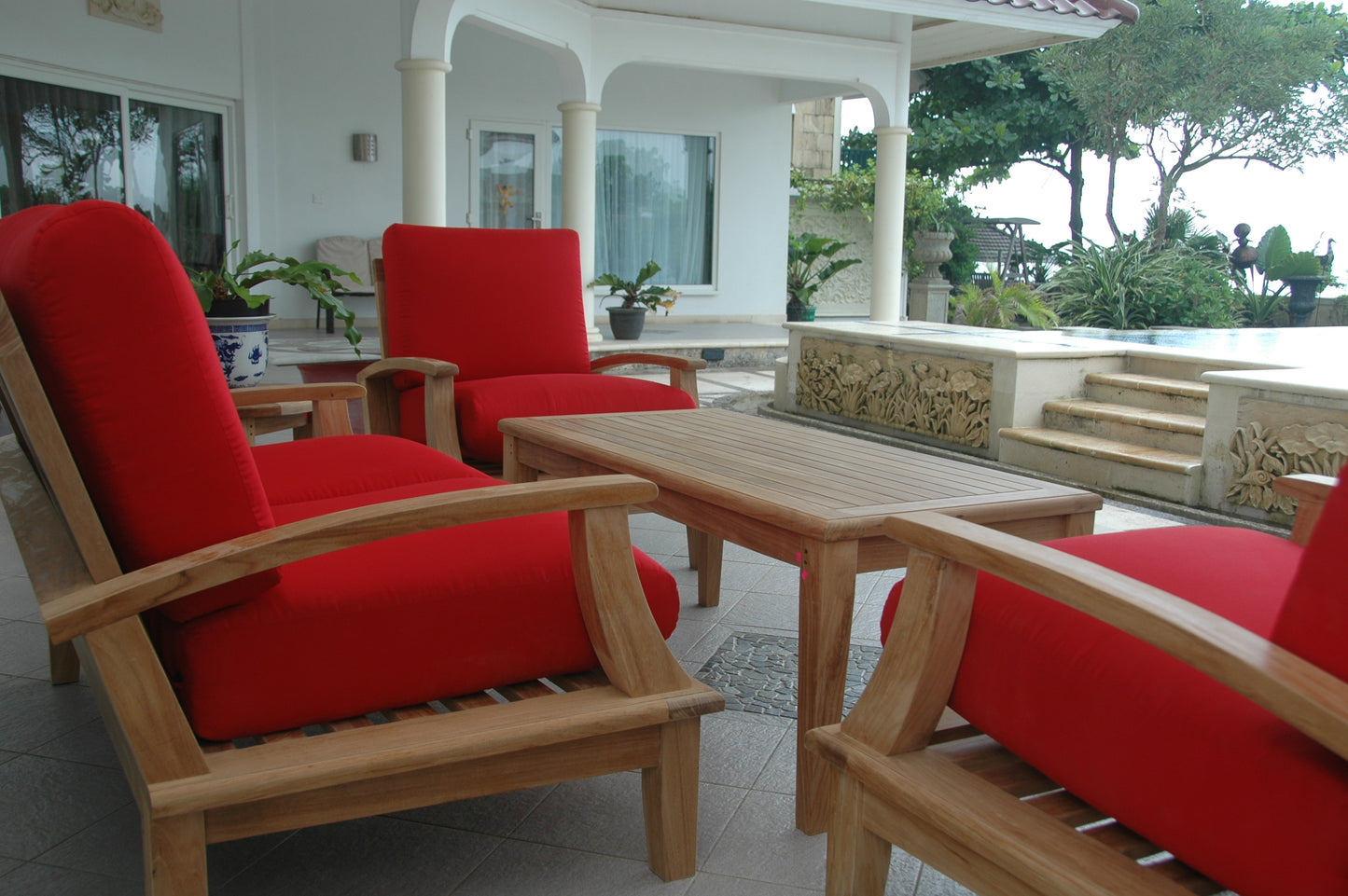 Anderson Teak Brianna 5-Piece Deep Seating Loveseat Set — product image 4 of 12
