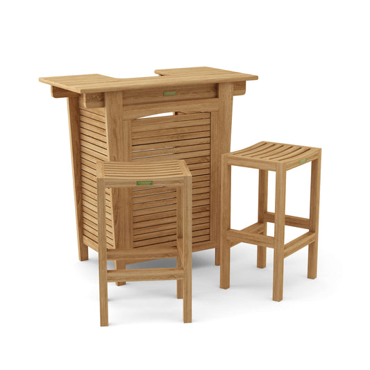 Anderson Teak Montego 3-Piece Bar Set — product image 2 of 7