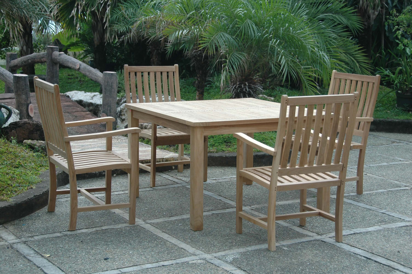 Anderson Teak Windsor Wilshire 5-Piece Dining Set — product image 1 of 8