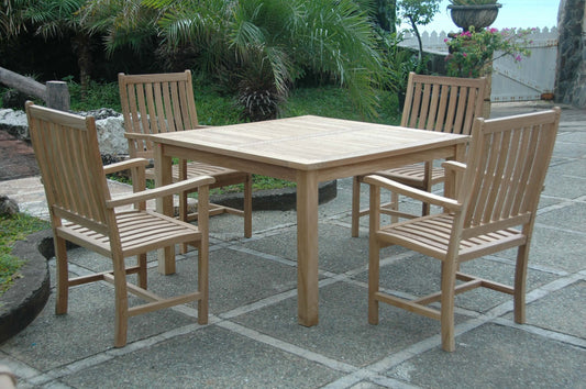 Anderson Teak Windsor Wilshire 5-Piece Dining Set — product image 2 of 8