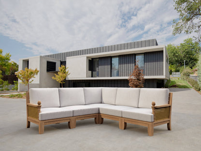 Anderson Teak Luxe 5-Piece Modular Deep Seating Set — SET-66 — product image 1 of 14