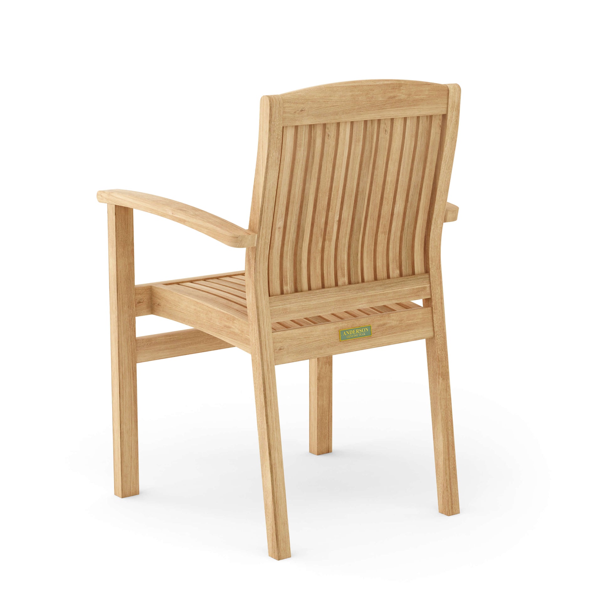 Anderson Teak Sahara 9-Piece Dining Set with Stacking Armchairs SET-75 — product image 10 of 12