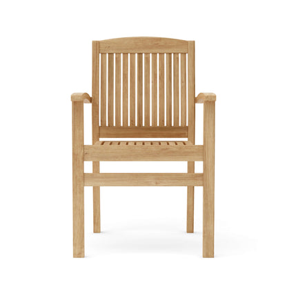 Anderson Teak Bahama Stackable Sahara 9-Piece Rectangular Dining Set — product image 9 of 10