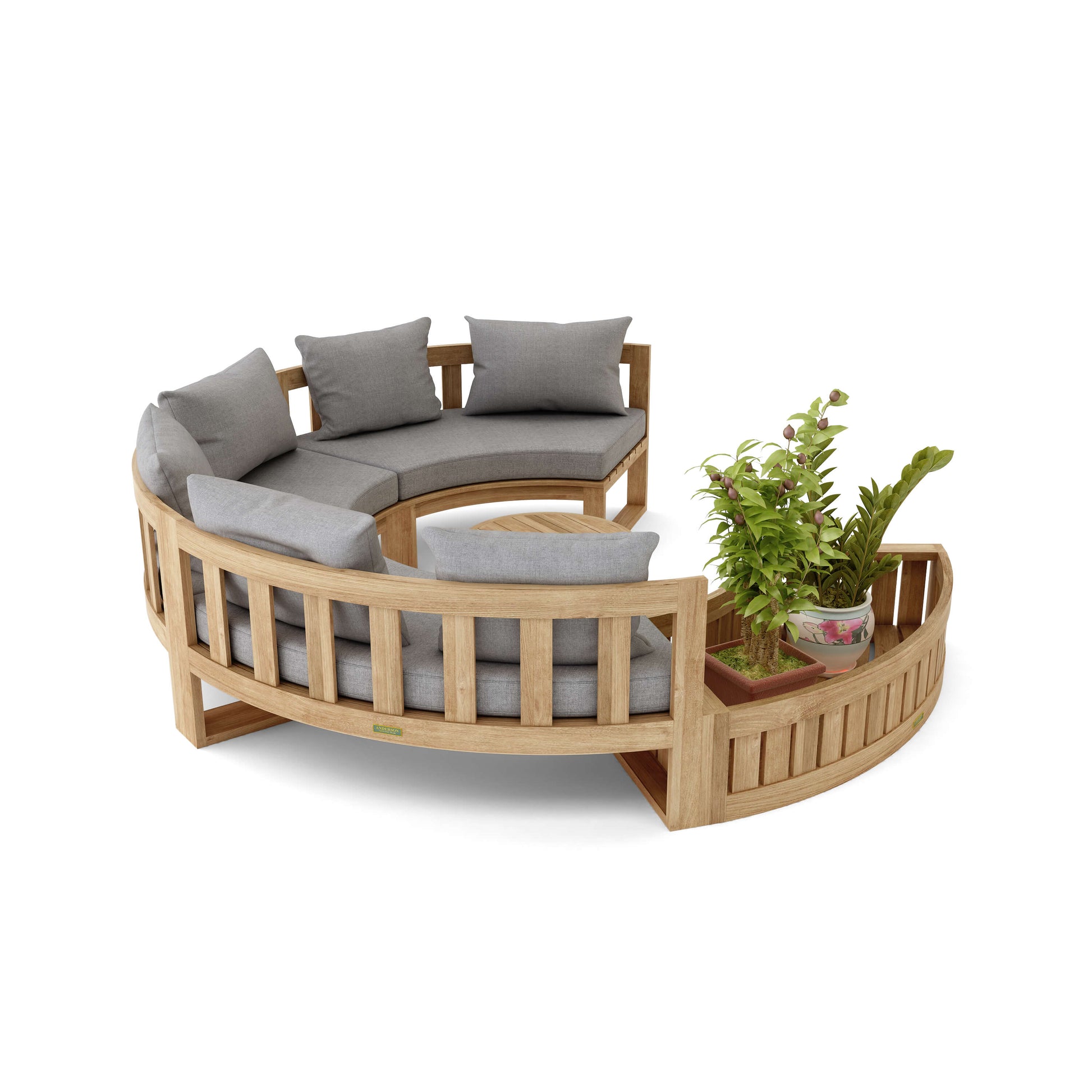 Anderson Teak Circular Modular Deep Seating Set SET-808 — product image 3 of 6