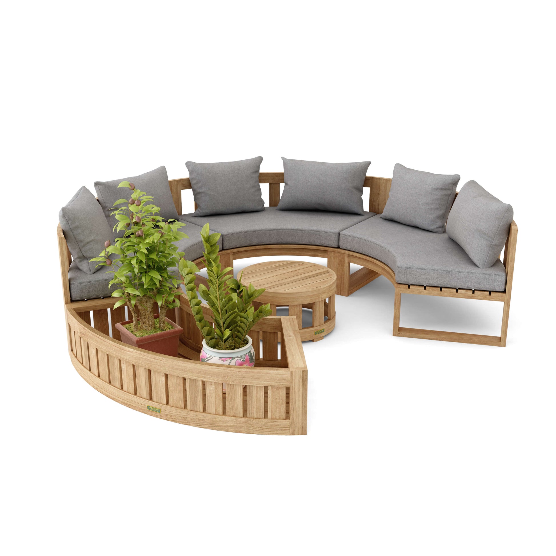 Anderson Teak Circular Modular Deep Seating Set SET-808 — product image 4 of 6