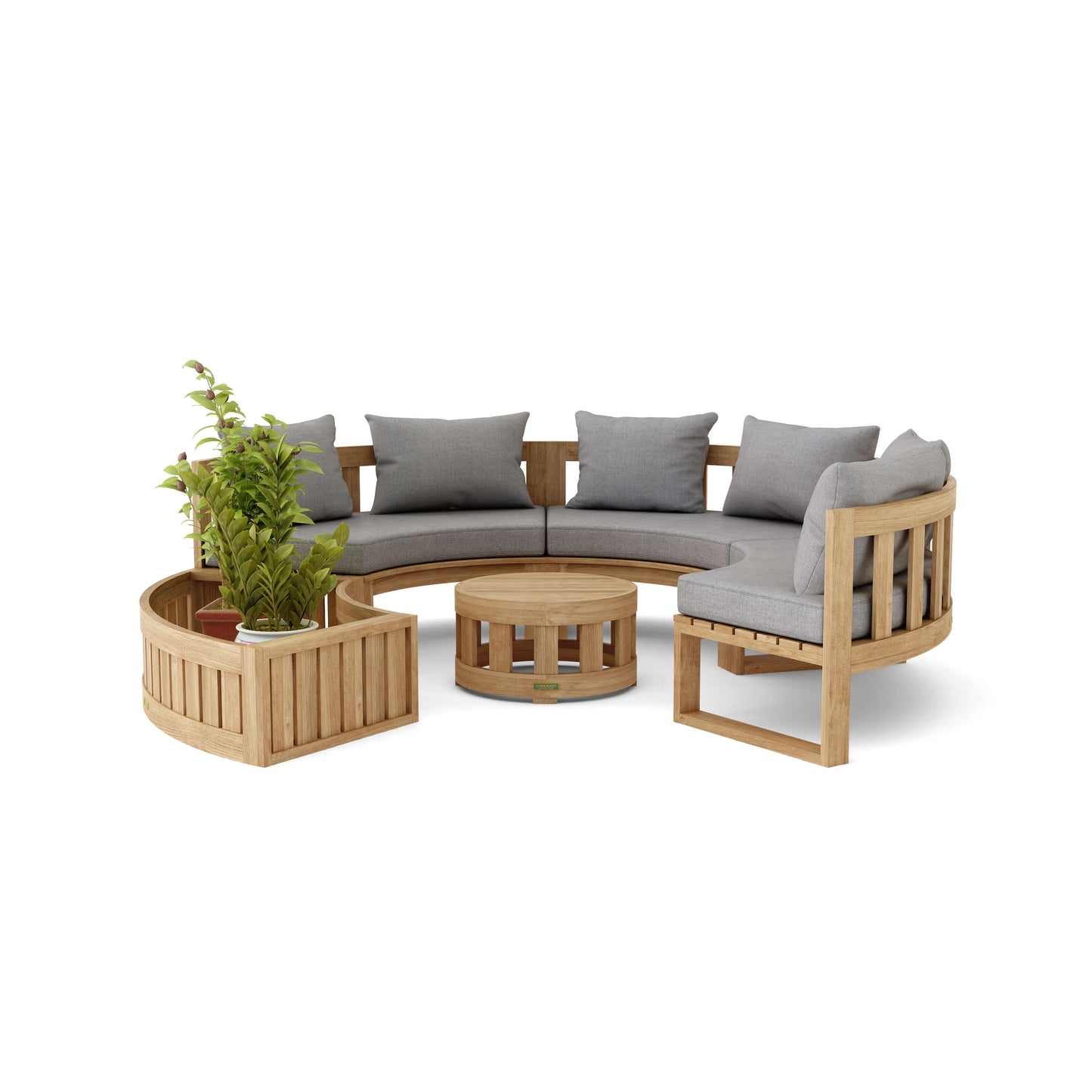Anderson Teak Circular Modular Deep Seating Set SET-808 — product image 5 of 6