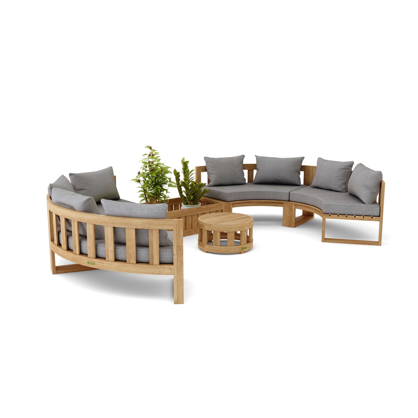 Anderson Teak Circular Modular Deep Seating Set SET-809 — product image 2 of 6