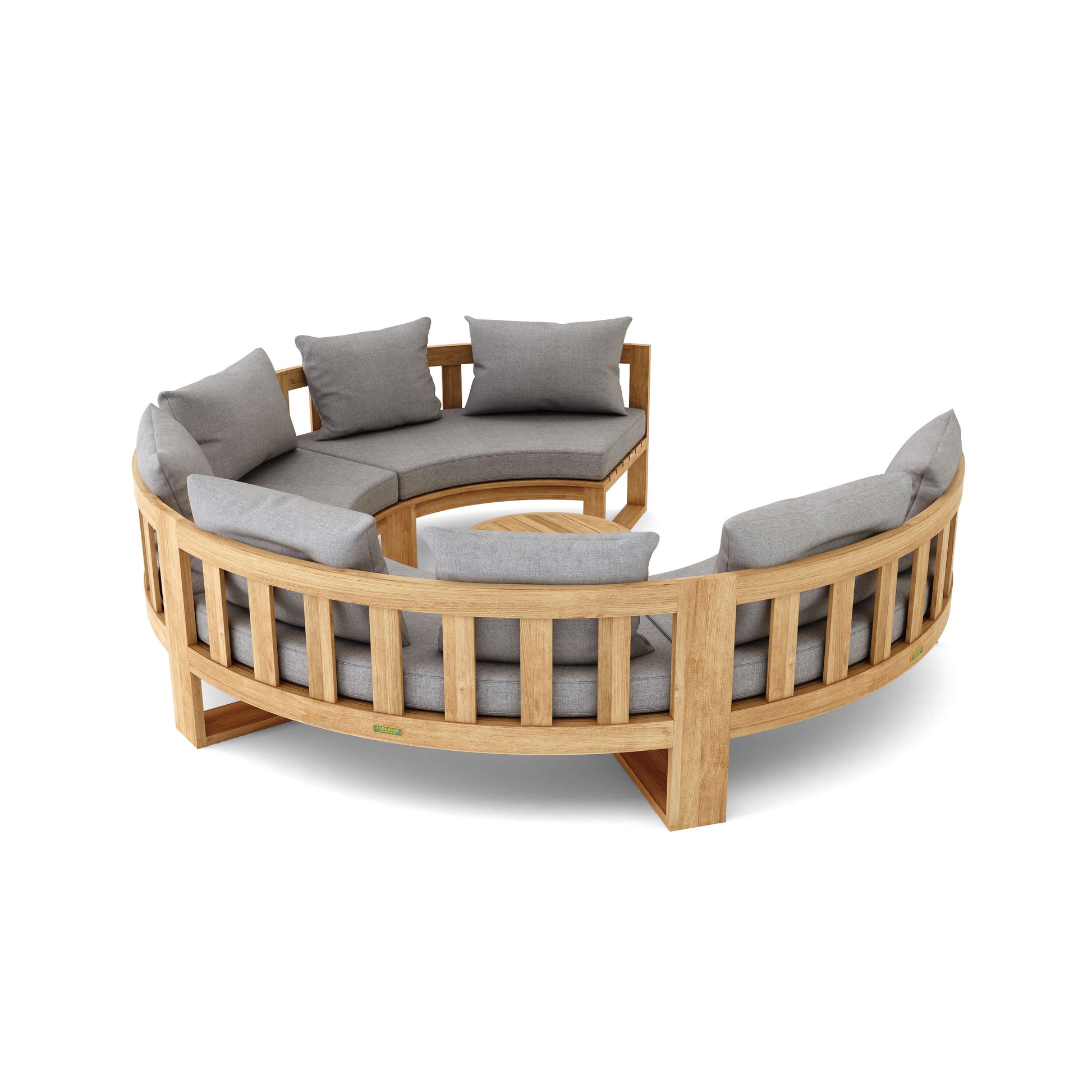 Anderson Teak Circular Modular Deep Seating Set SET-810 — product image 4 of 5