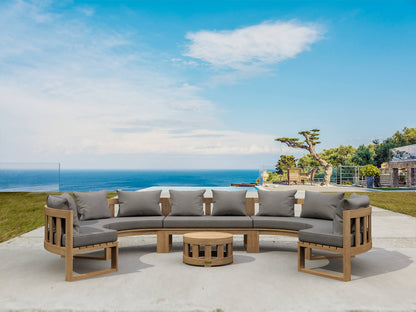 Anderson Teak Circular Modular Deep Seating Set SET-812 — product image 1 of 7